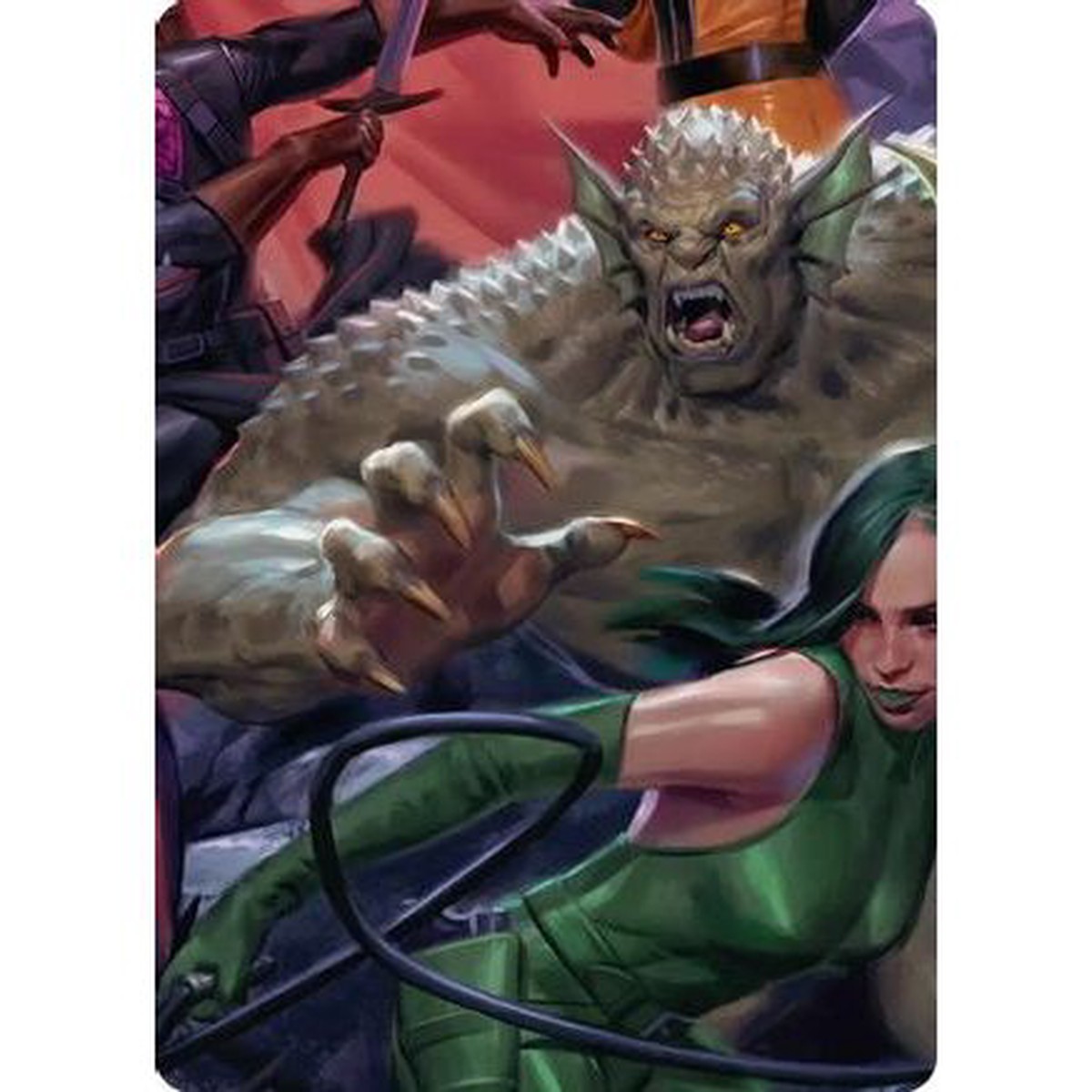 Abomination, Irradiated Brute Art Card (AAMSH-011) - Art Series: Marvel Super Heroes