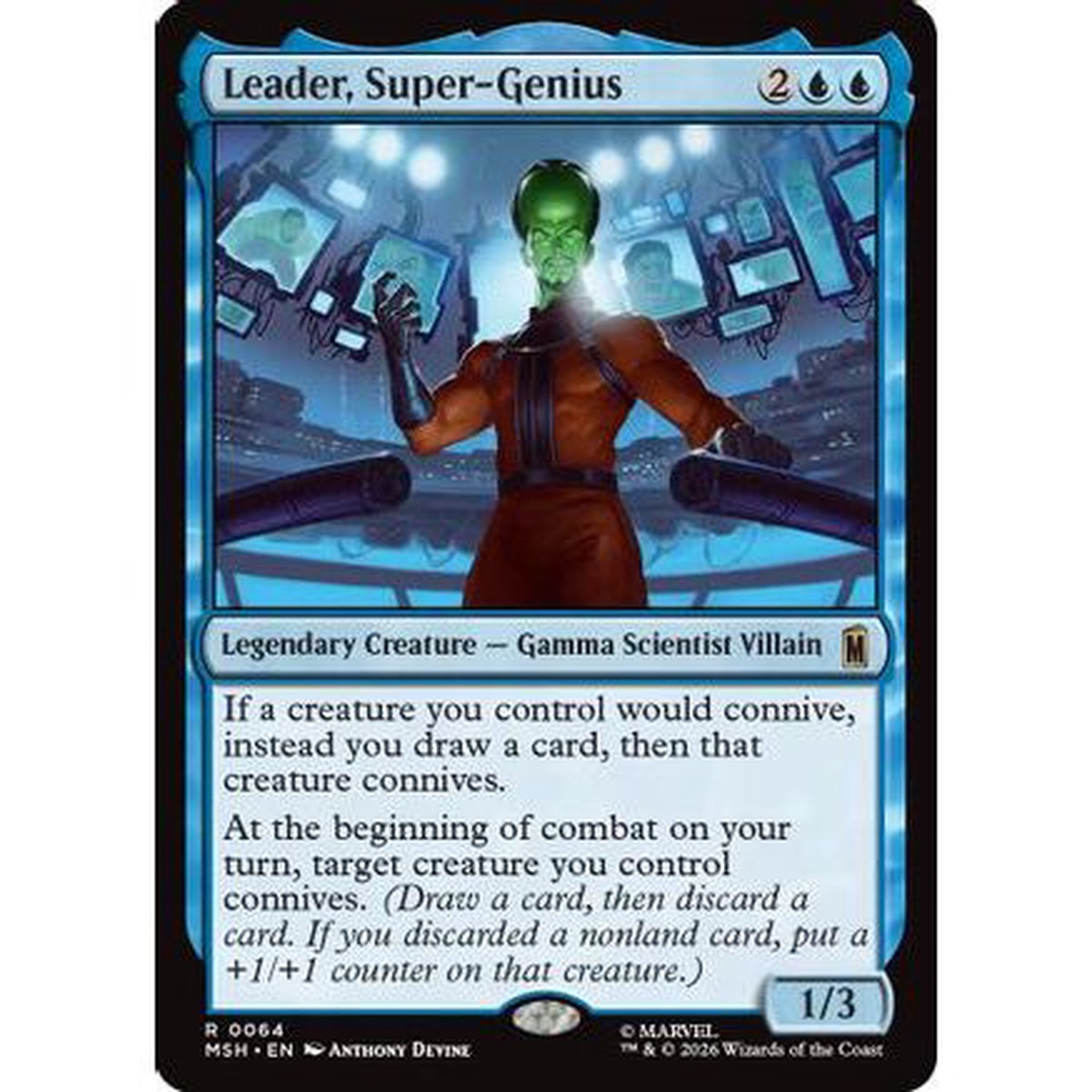 Leader, Super-Genius (MSH-064) - Marvel Super Heroes