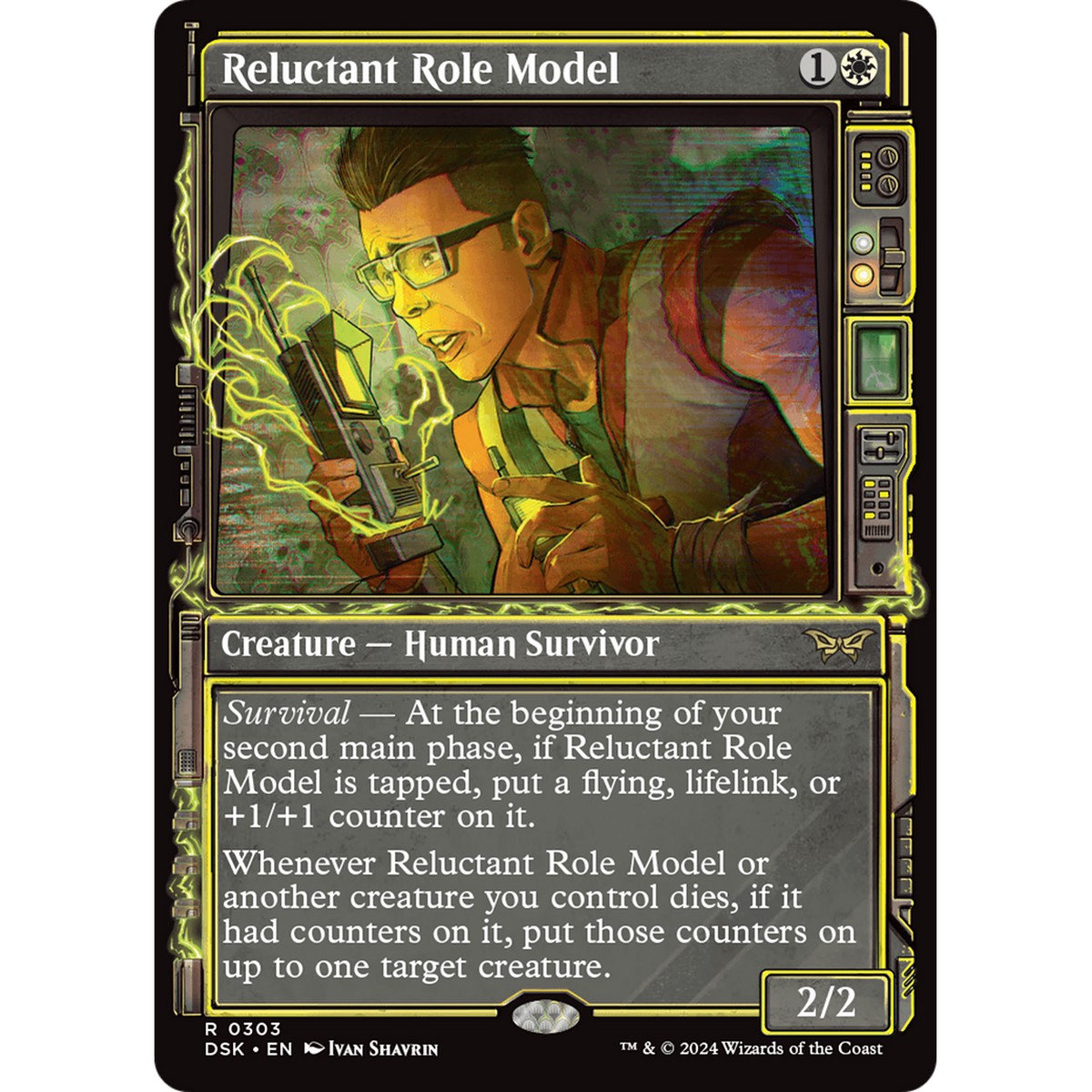 Reluctant Role Model (DSK-303) - Duskmourn: House of Horror: (Showcase)