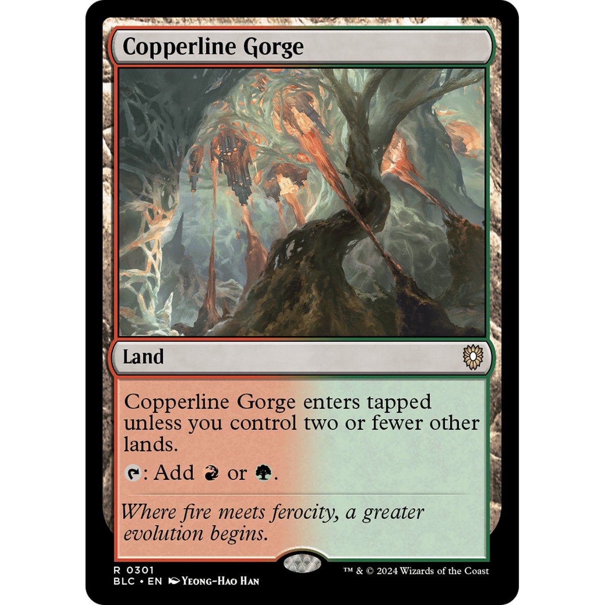Copperline Gorge (BLC-301) - Bloomburrow Commander