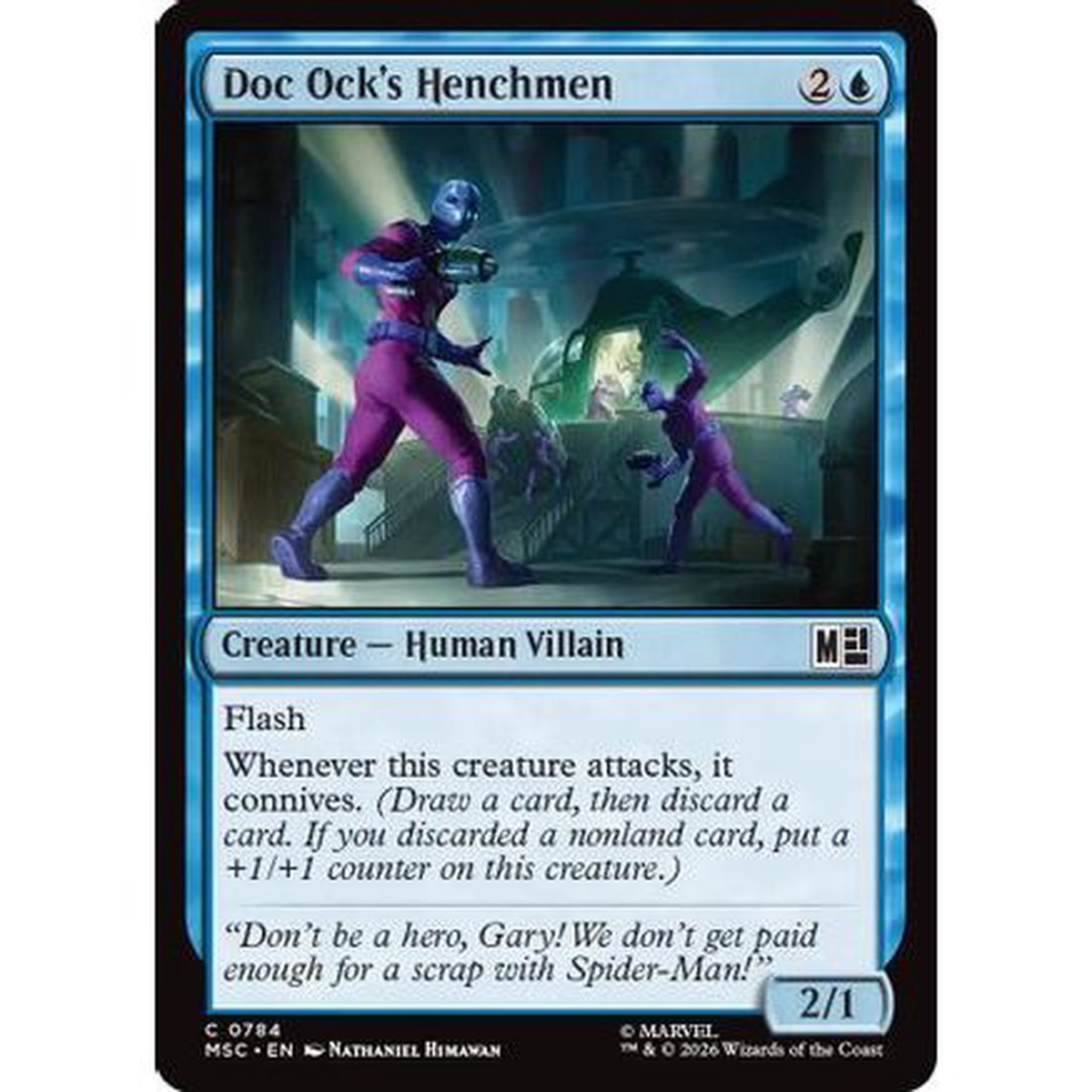 Doc Ock's Henchmen (MSC-784) - Commander: Marvel Super Heroes Foil