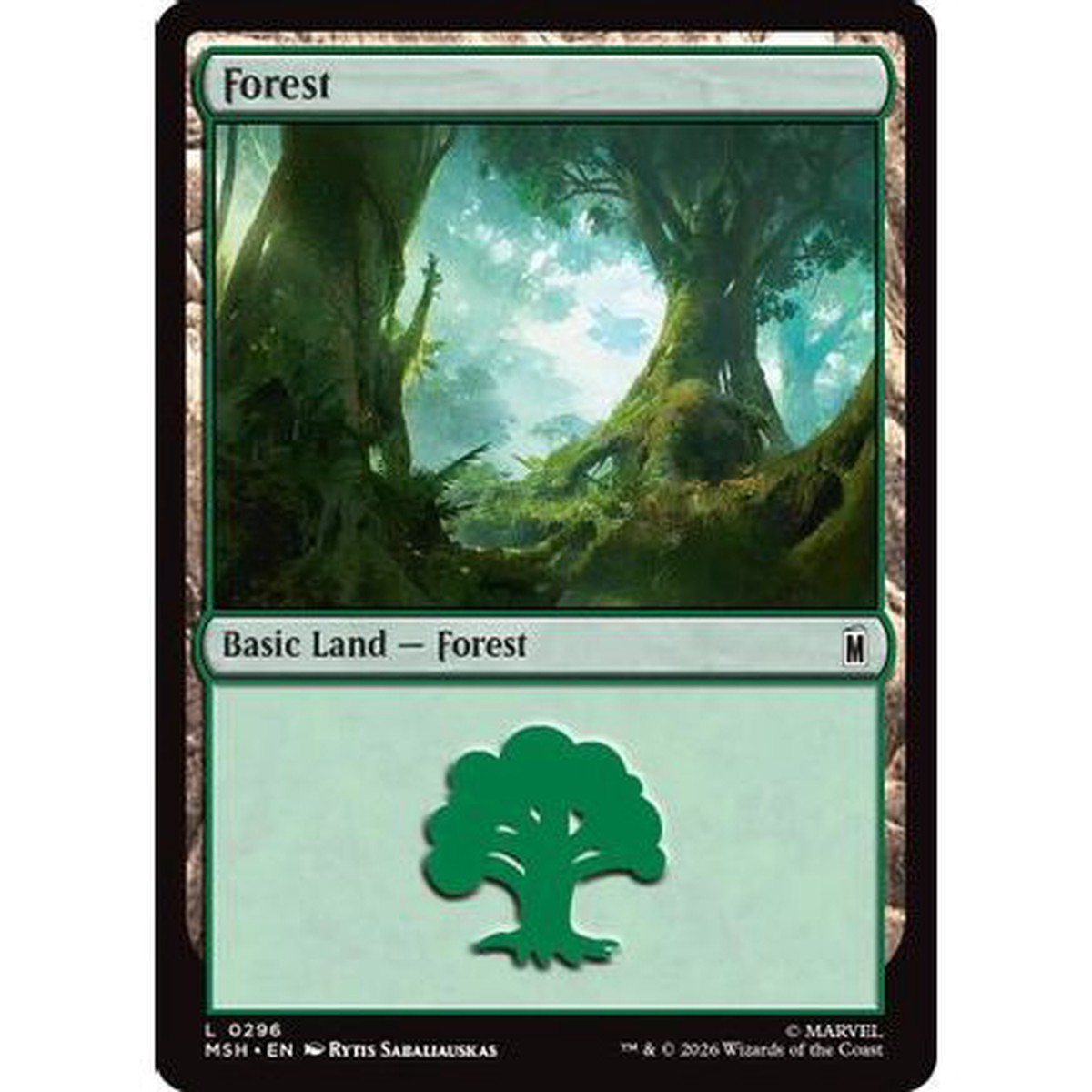 Forest (0296) (MSH-296) - Marvel Super Heroes