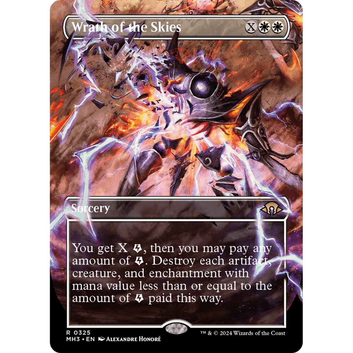 Wrath of the Skies (MH3-325) - Modern Horizons 3 (Borderless) Foil