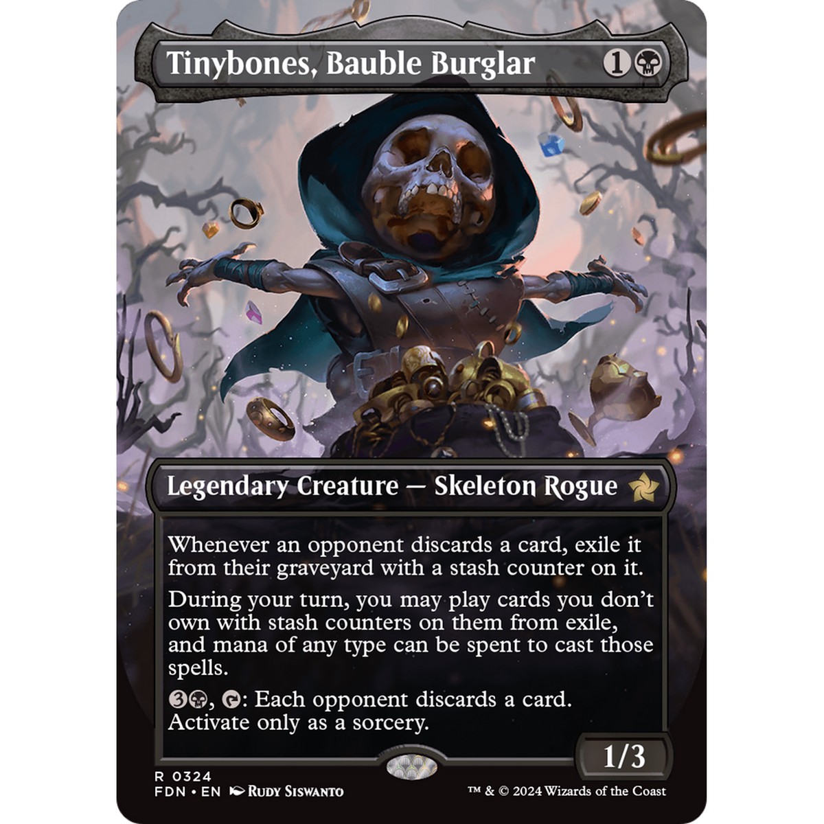 Tinybones, Bauble Burglar (FDN-324) - Foundations (Borderless) Foil