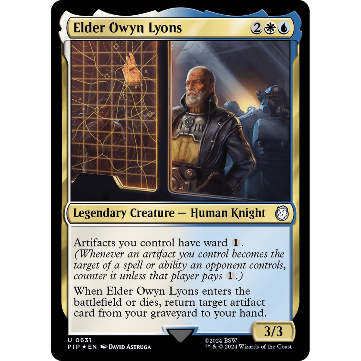 Elder Owyn Lyons (PIP-631) - Fallout Foil