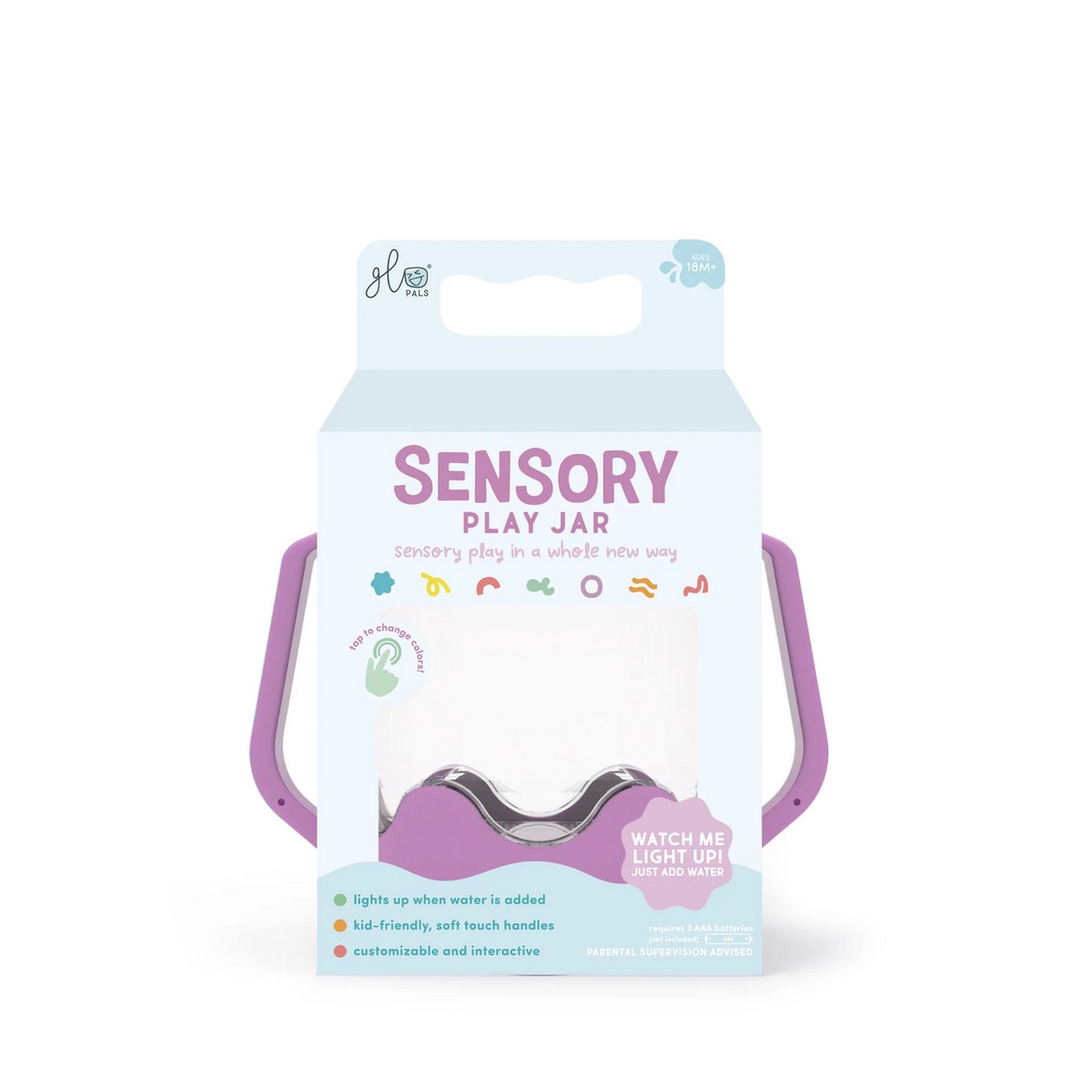 Sensory Play Jar Purple
