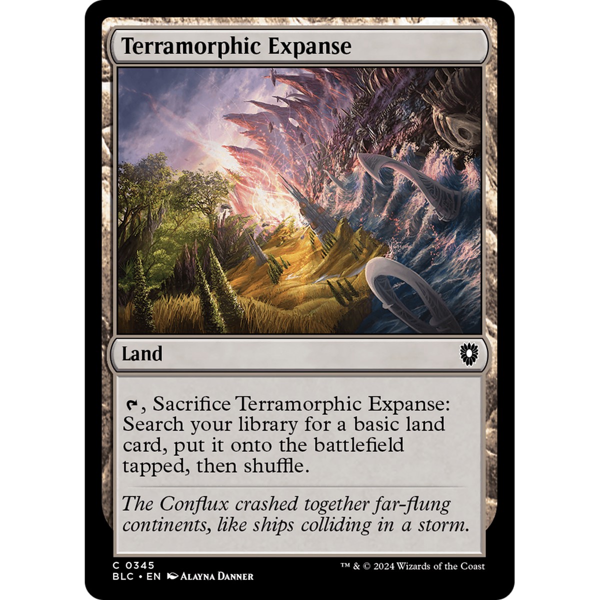 Terramorphic Expanse (BLC-345) - Bloomburrow Commander