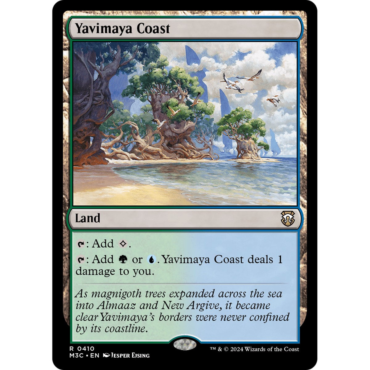 Yavimaya Coast (M3C-410) - Modern Horizons 3 Commander Foil