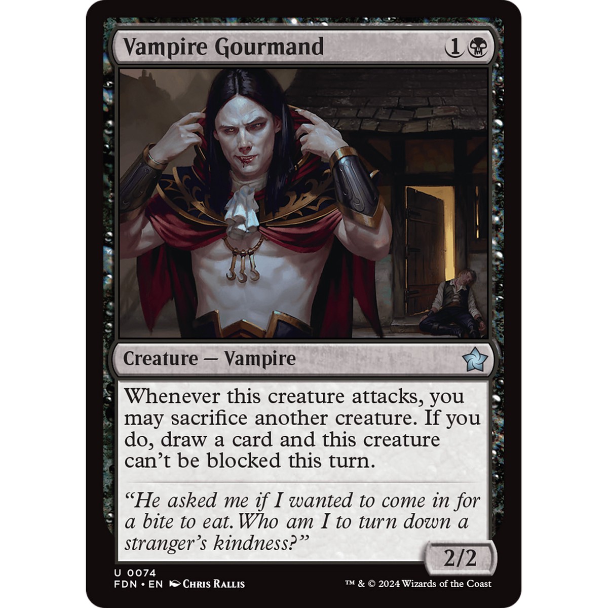 Vampire Gourmand (FDN-074) - Foundations Foil