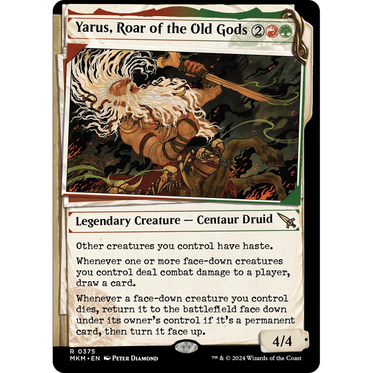 Yarus, Roar of the Old Gods (MKM-375) - Murders at Karlov Manor: (Showcase)