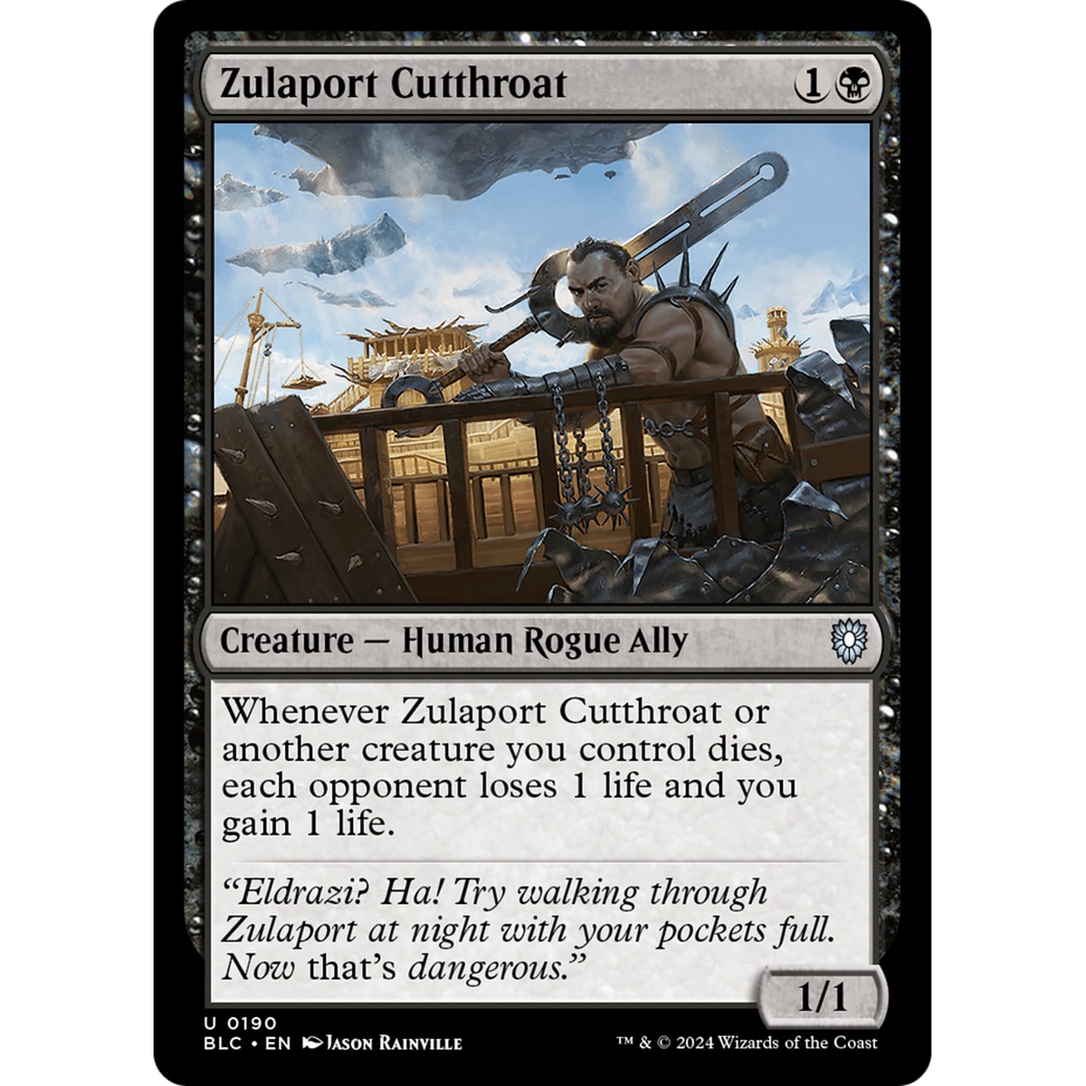 Zulaport Cutthroat (BLC-190) - Bloomburrow Commander
