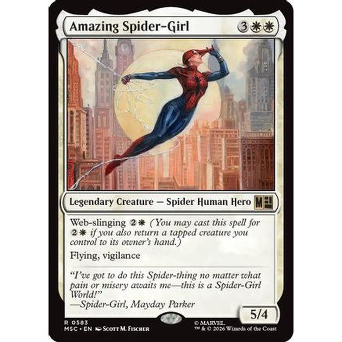 Amazing Spider-Girl (MSC-583) - Commander: Marvel Super Heroes