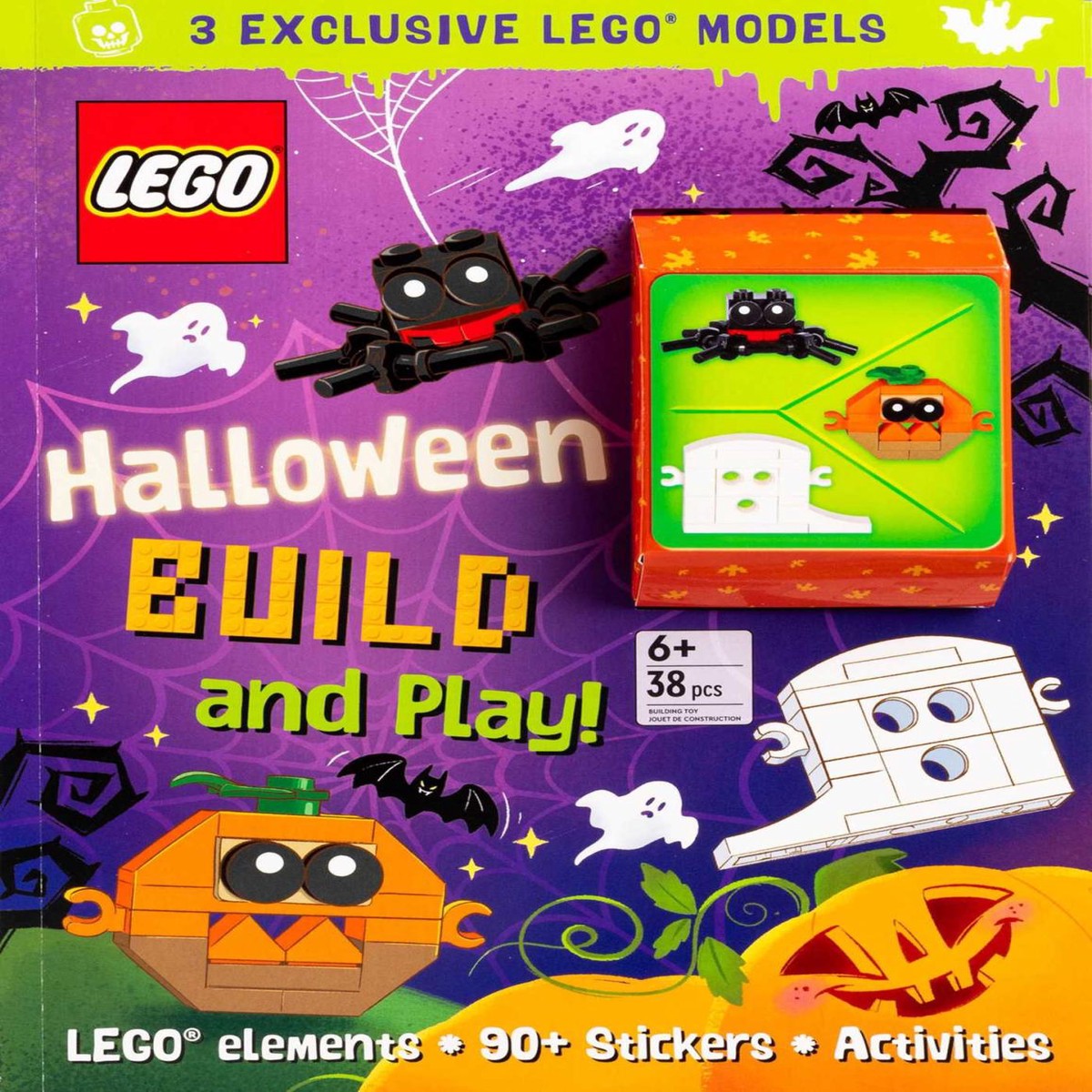 Halloween Build & Play Lego Book