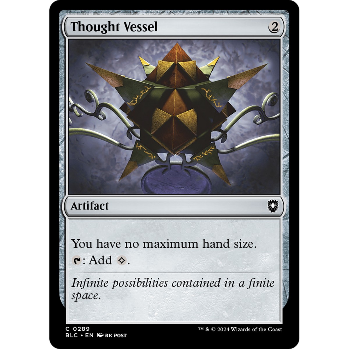 Thought Vessel (BLC-289) - Bloomburrow Commander