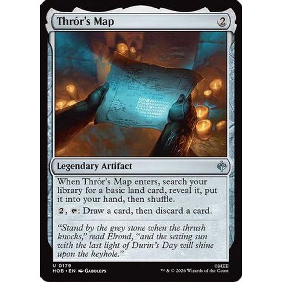 Thror's Map (HOB-179) - The Hobbit