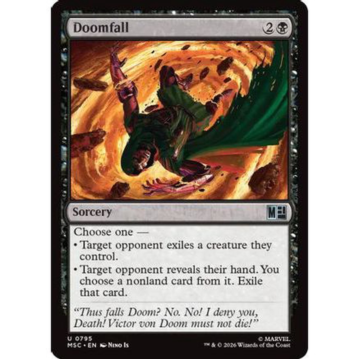 Doomfall (MSC-795) - Commander: Marvel Super Heroes Foil