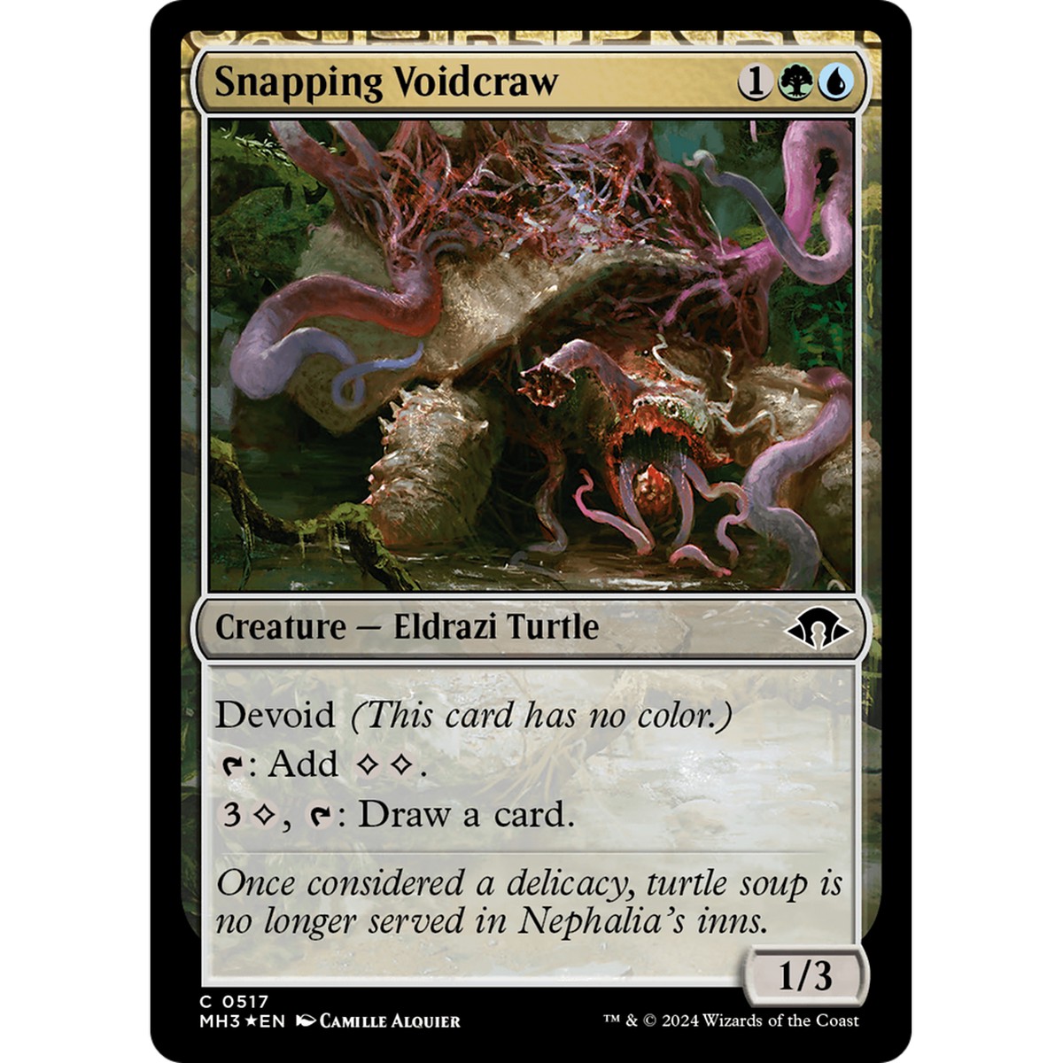 Snapping Voidcraw (MH3-517) - Modern Horizons 3: (devoid) Foil