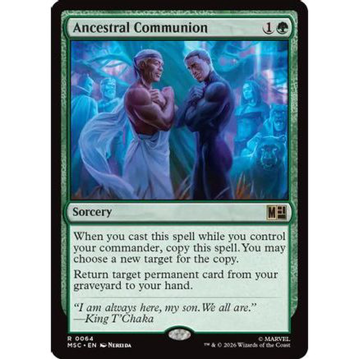 Ancestral Communion (Surge Foil) (MSC-064) - Commander: Marvel Super Heroes Foil