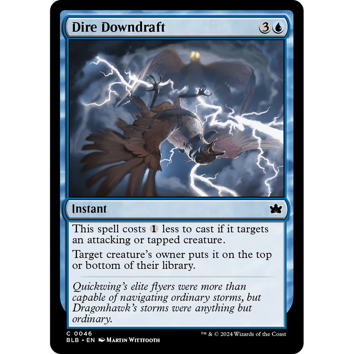 Dire Downdraft (BLB-046) - Bloomburrow