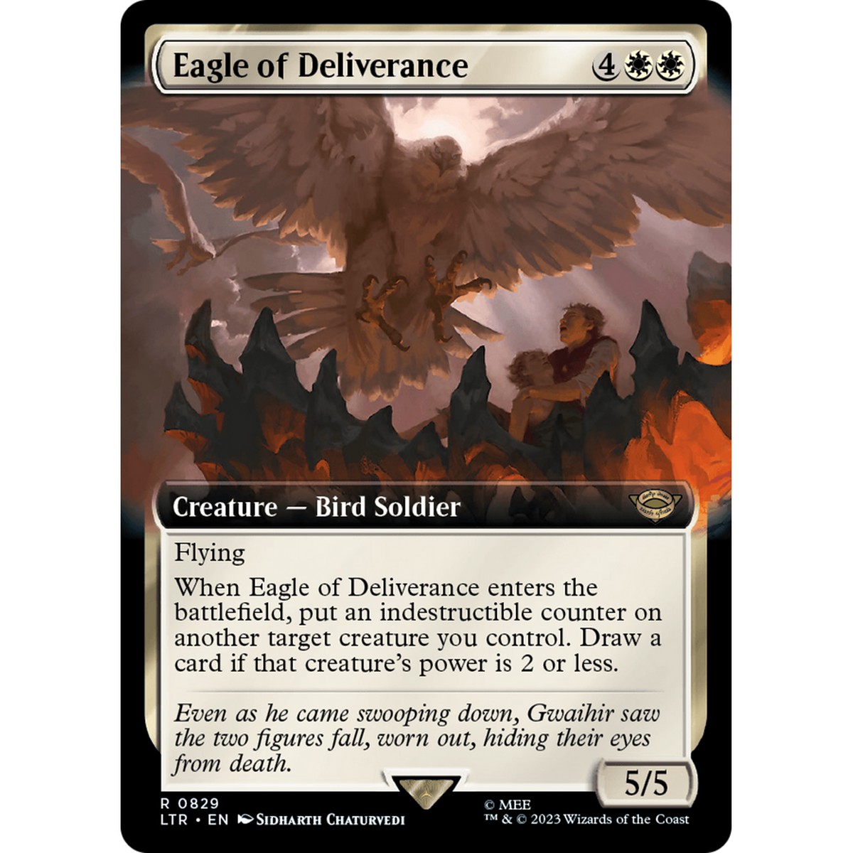 Eagle of Deliverance (LTR-829) - The Lord of the Rings: Tales of Middle-earth: (Extended Art)