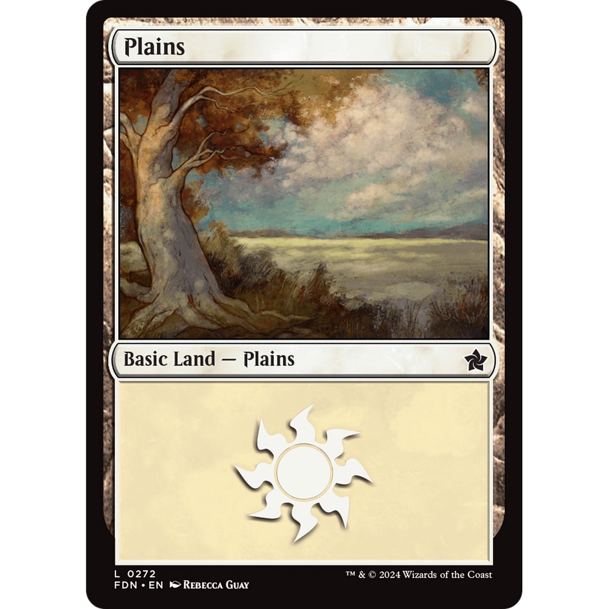 Plains (FDN-272) - Foundations Foil