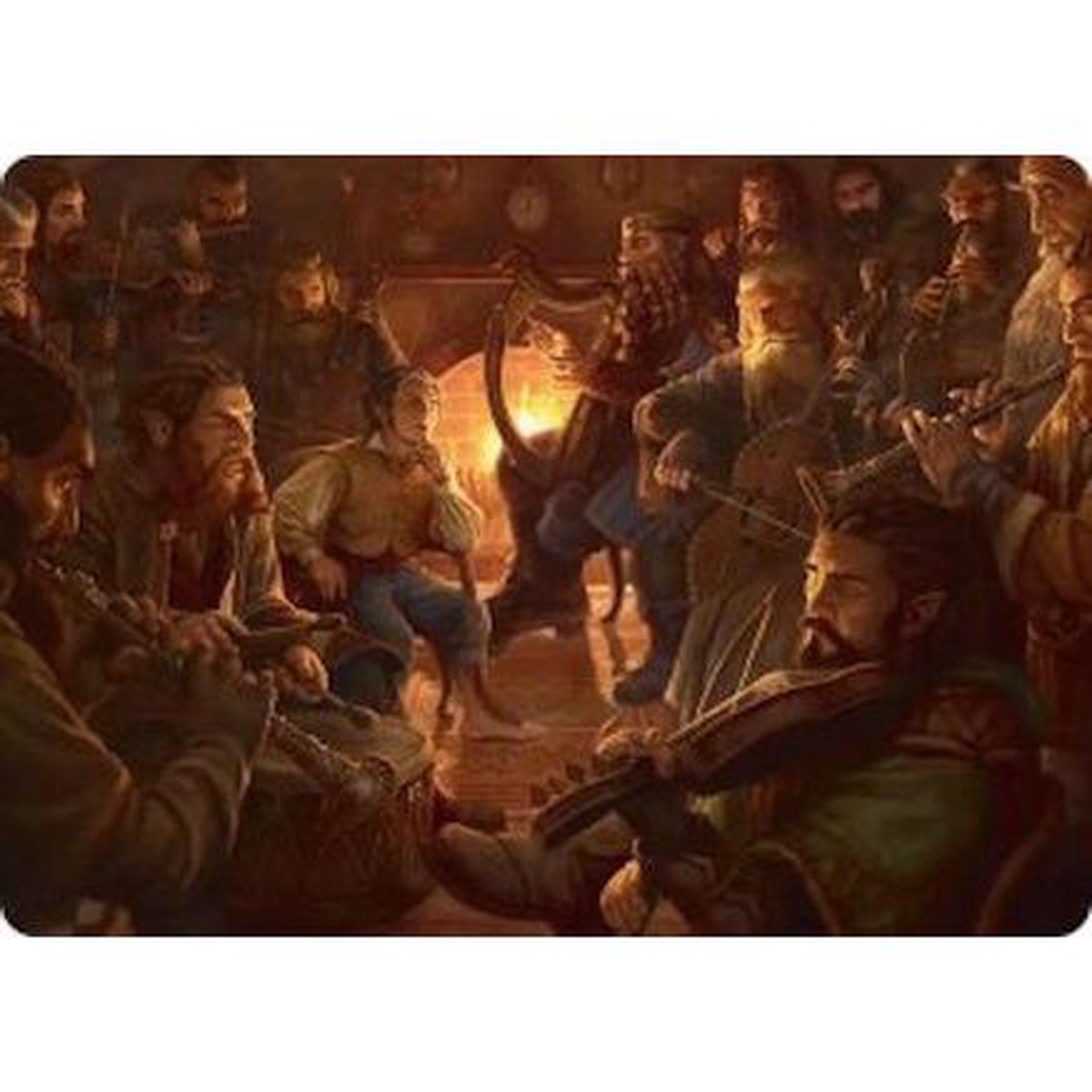 An Unexpected Party Art Card (ASHOB-006) - Art Series: The Hobbit