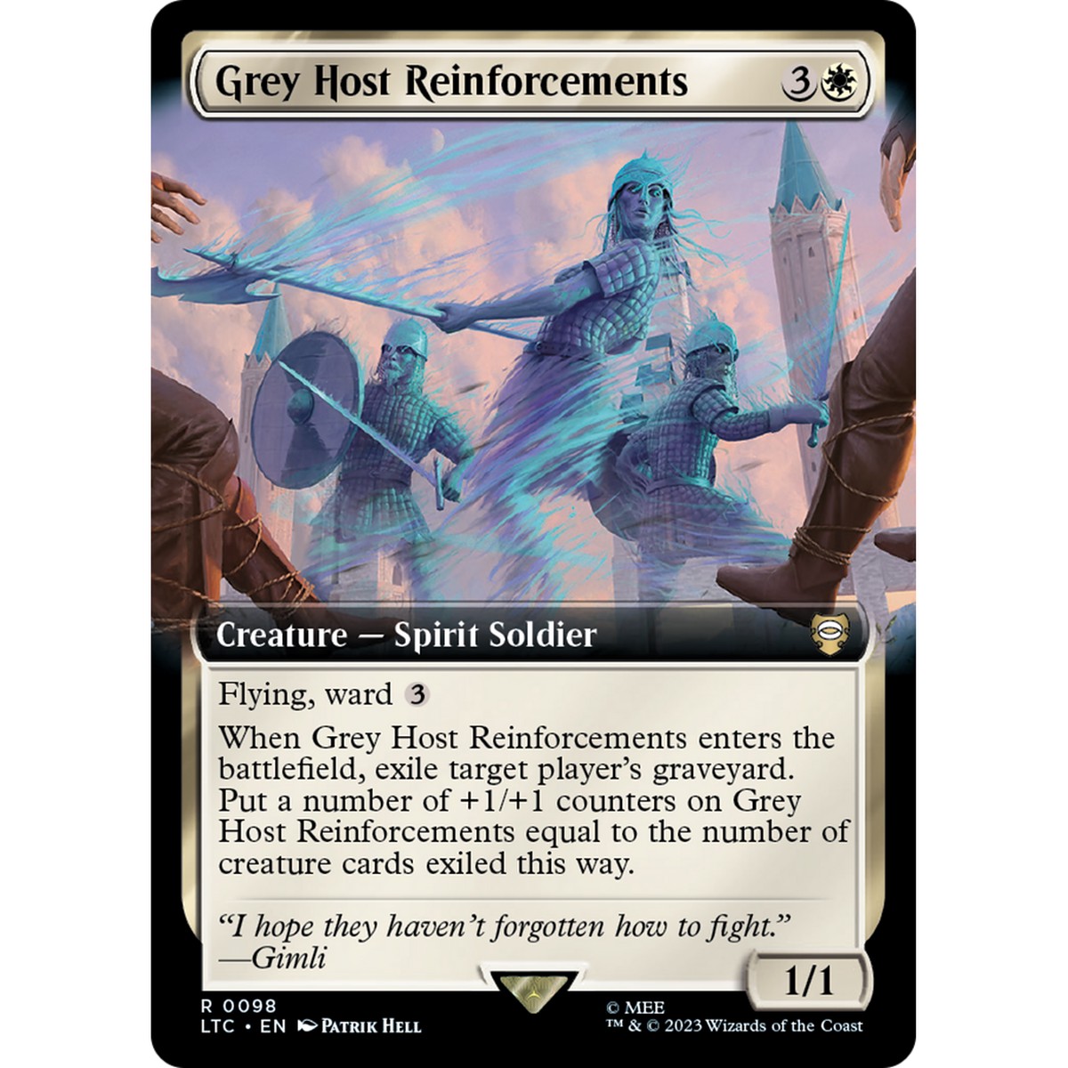 Grey Host Reinforcements (LTC-098) - Tales of Middle-earth Commander: (Extended Art)