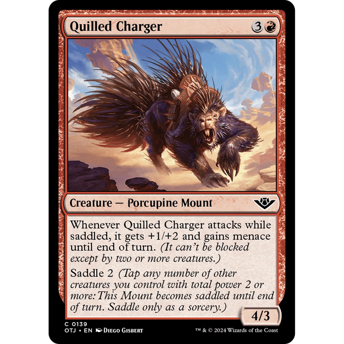 Quilled Charger (OTJ-139) - Outlaws of Thunder Junction