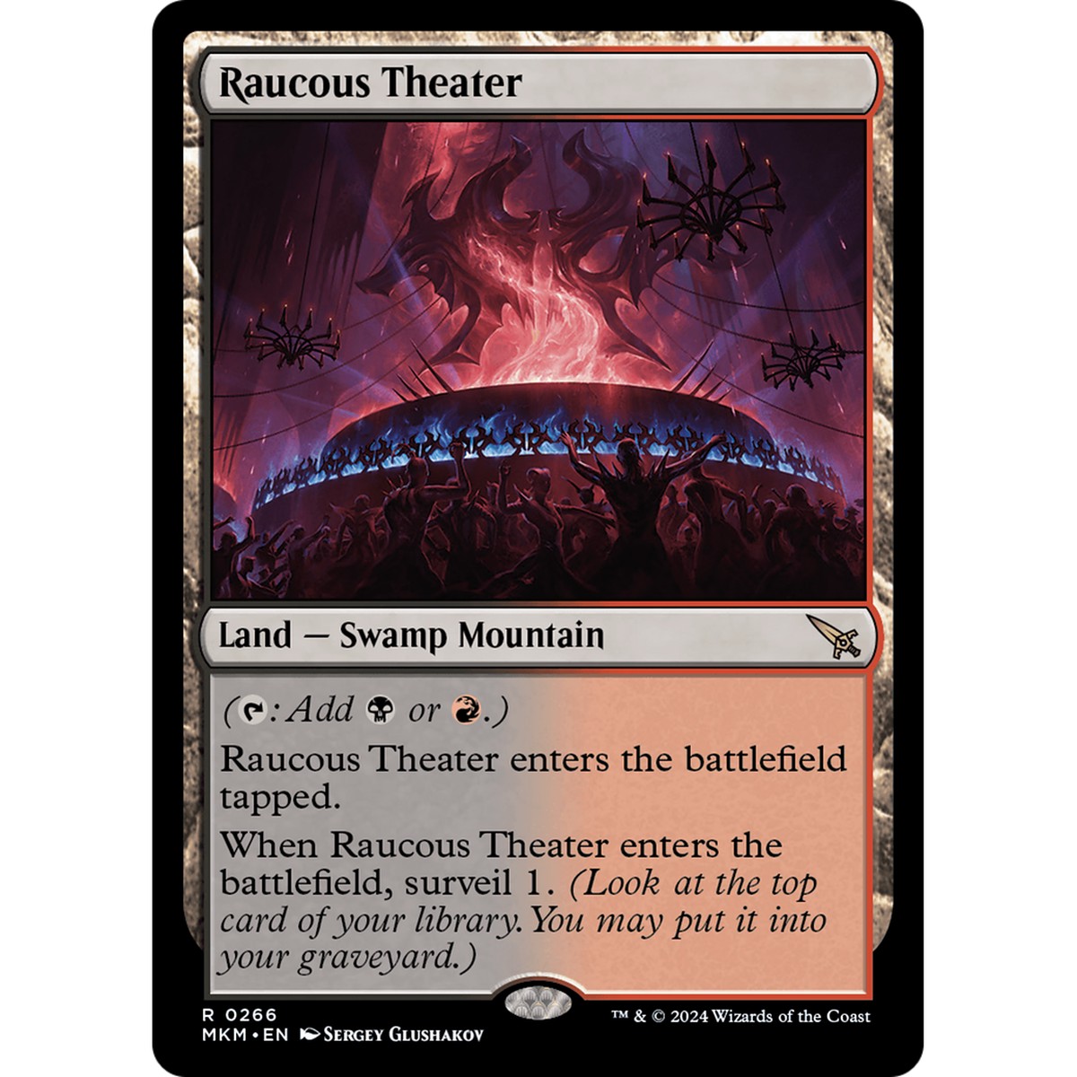 Raucous Theater (MKM-266) - Murders at Karlov Manor Foil