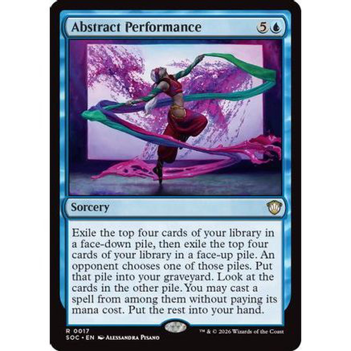 Abstract Performance (SOC-017) - Commander: Secrets of Strixhaven
