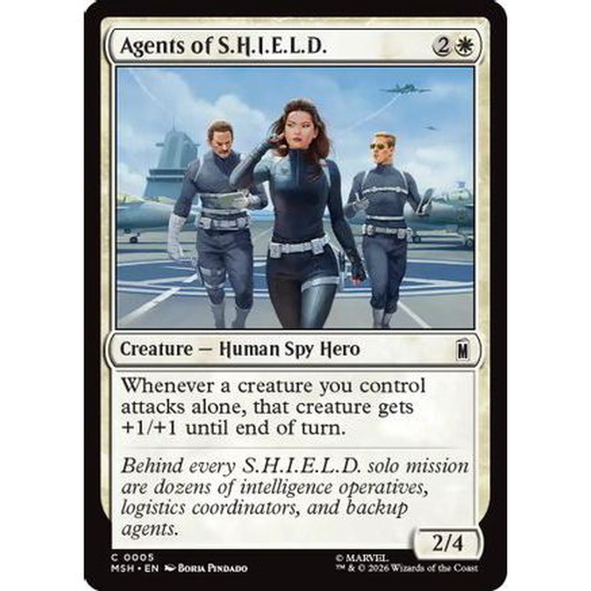 Agents of S.H.I.E.L.D. (MSH-005) - Marvel Super Heroes Foil