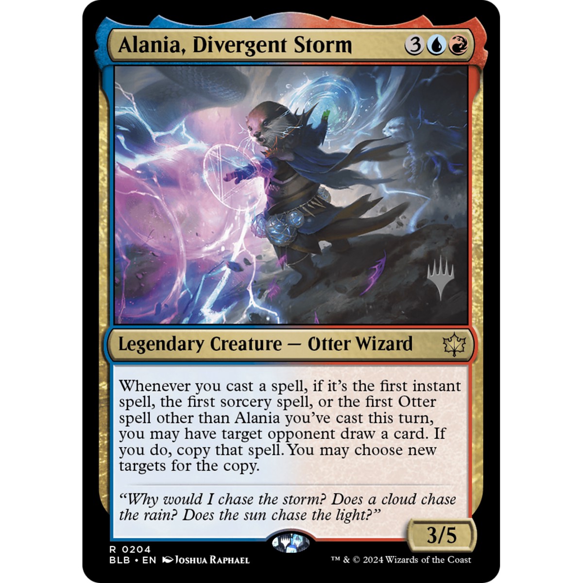 Alania, Divergent Storm (PPBLB-204P) - Bloomburrow Promos