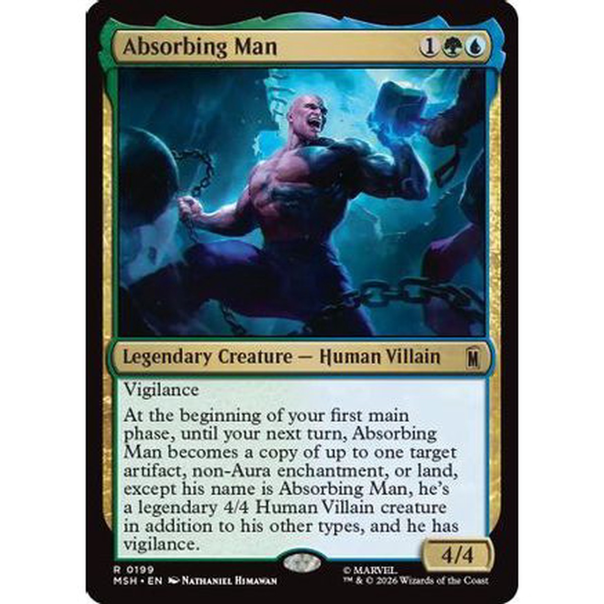 Absorbing Man (MSH-199) - Marvel Super Heroes Foil