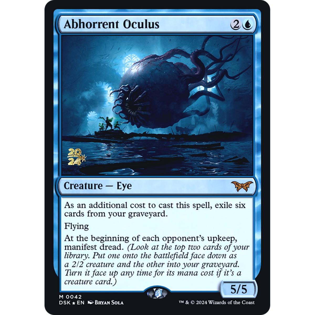 Abhorrent Oculus (PRE-42S) - Duskmourn: House of Horror Promos Foil