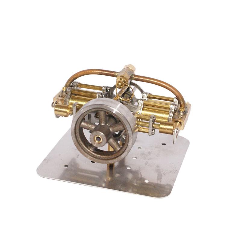 Brass Mini Steam Engine Model without Boiler for Model Ship