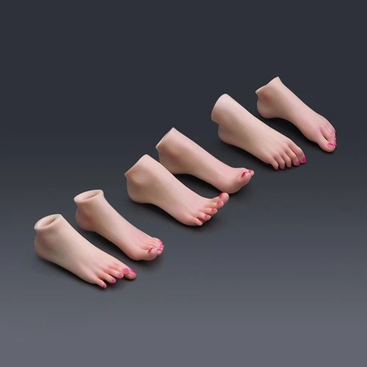 1/6 Female Replaceable Feet Model Seamless Body Fit 12'' ANT YM Action Figure