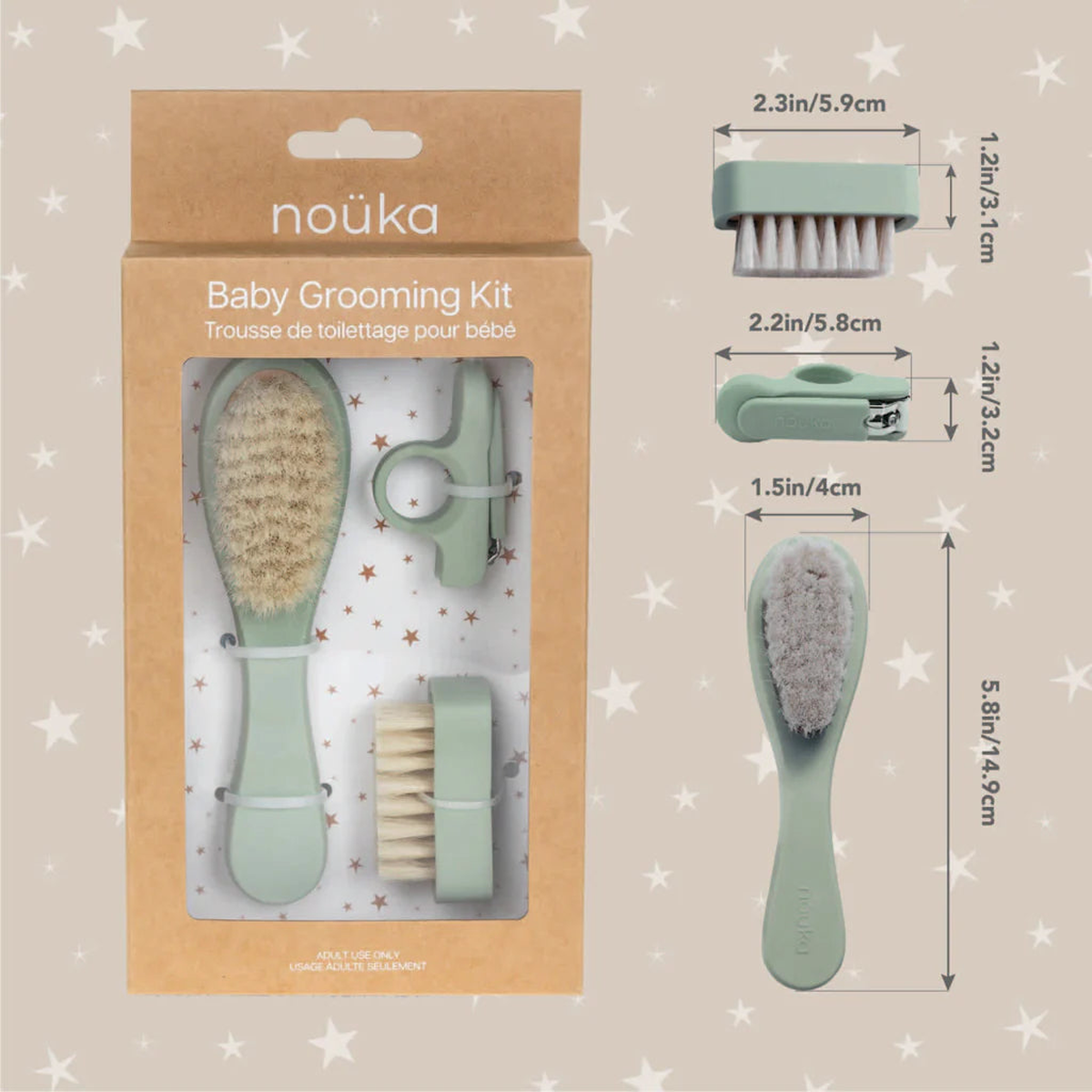noka Baby Care Set - Leaf