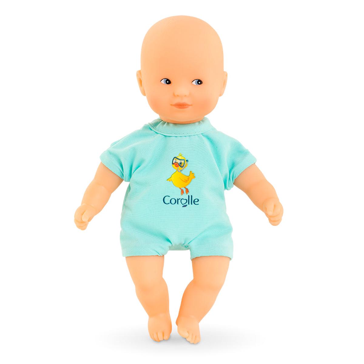 Corolle Mon Premier Poupon - Mini Bath Doll - Blue 8"