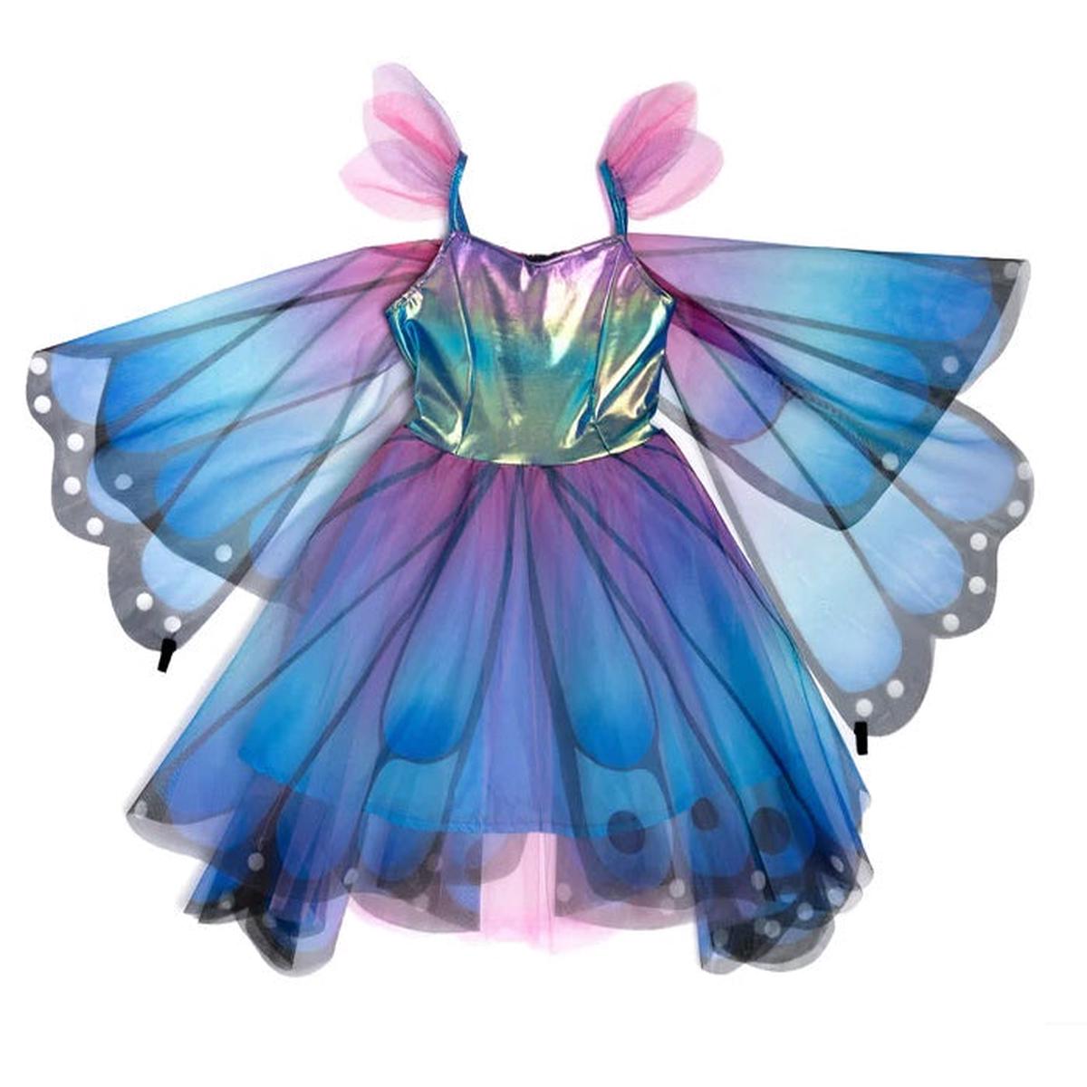 Butterfly Twirl Dress with Wings & Headband, Size 3-4