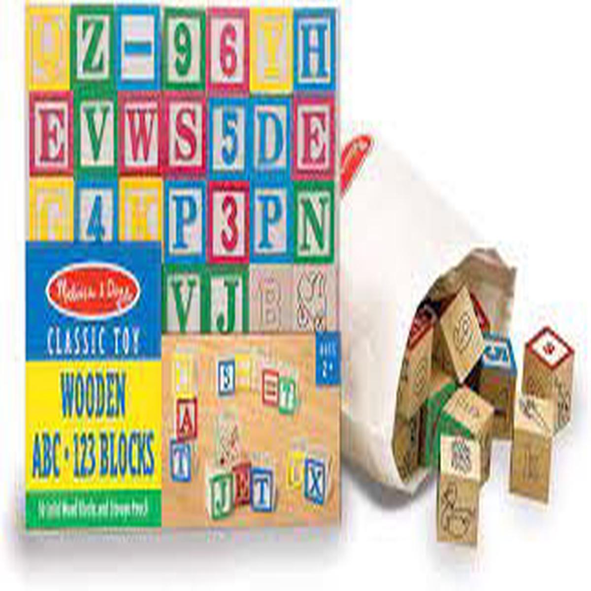 Wooden ABC*123 Blocks