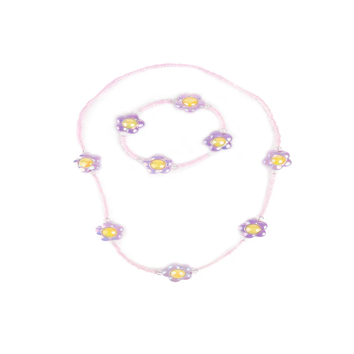 GP: Crazy for Daisies Necklace & Bracelet Set - Ages 3+