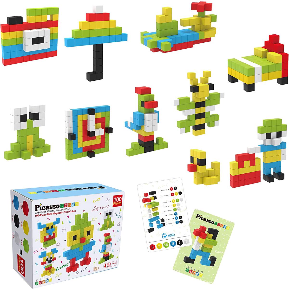 100 pc Mini Magnetic Pixel Cube Puzzle