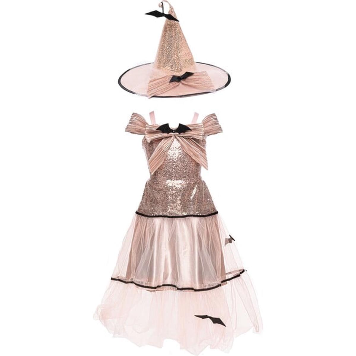 Glam Witch Dress with Hat, Size 5/6