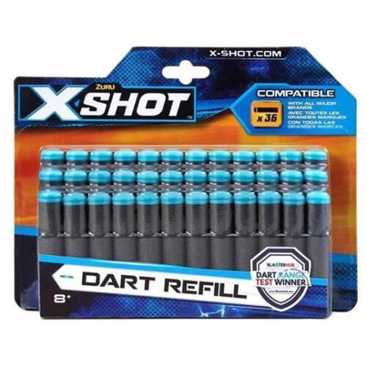 Zuru Xshot 36 Darts Refill GreyBlue Age- 4 Years Above