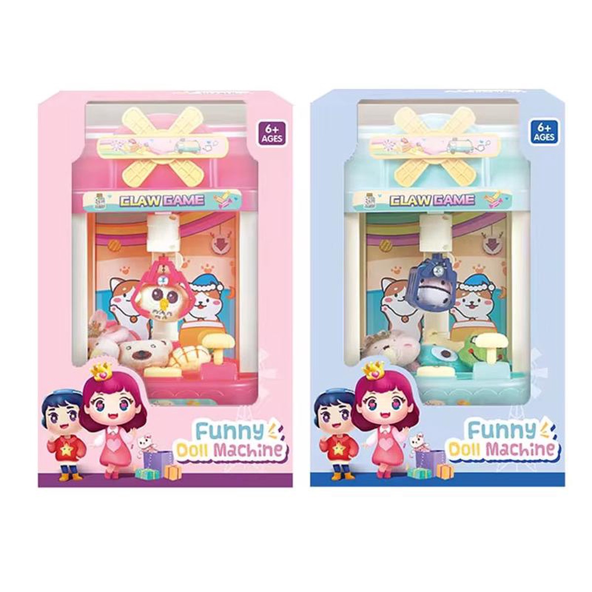 (NET) Electric Claw Crane Doll Vending Machine