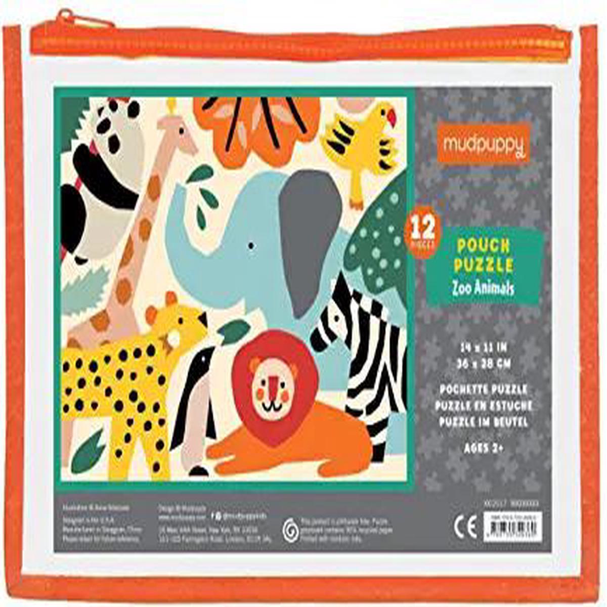 Zoo Animals Pouch Puzzle